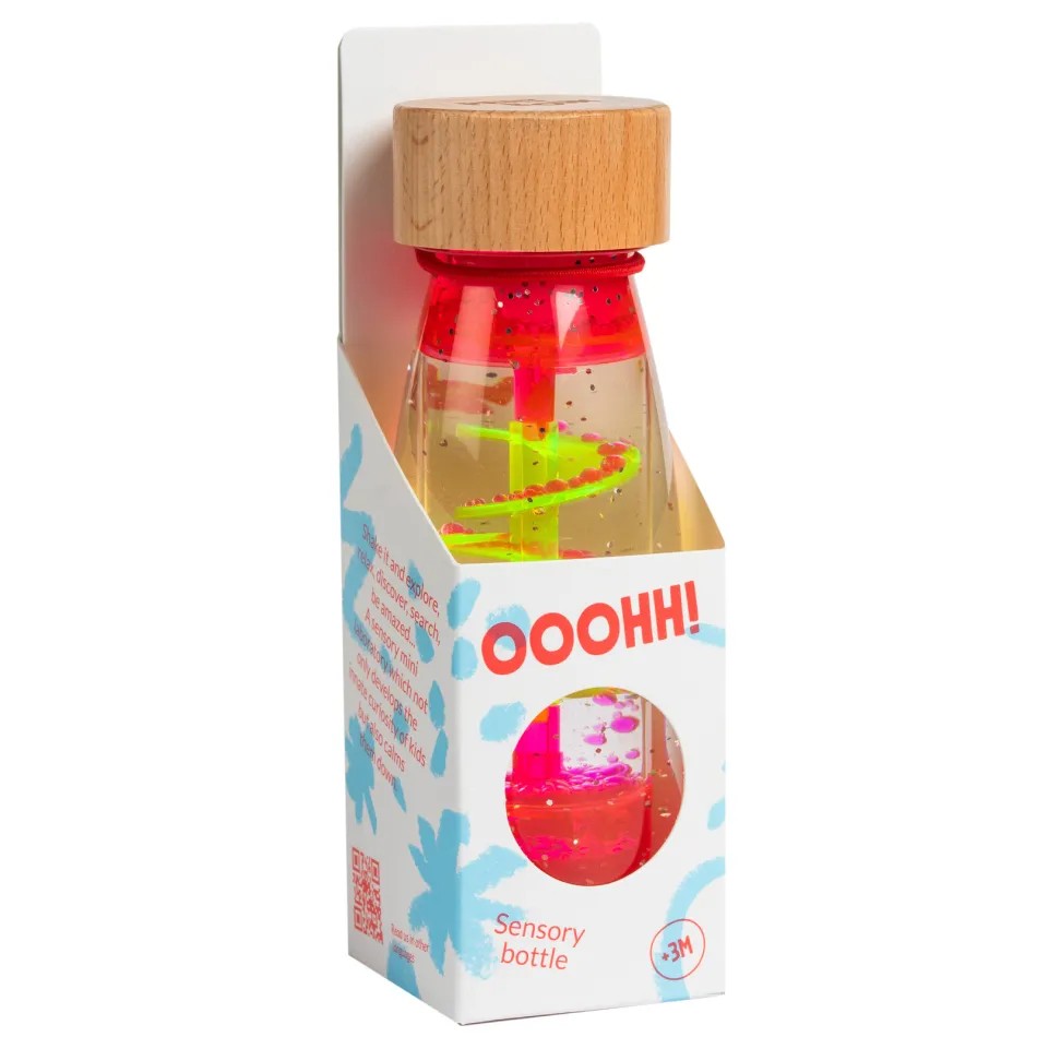 Butelka sensoryczna spirala różowa - obrazek 9