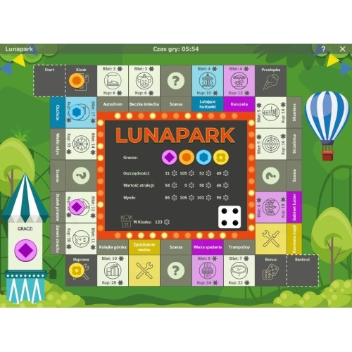 Aplikacja do Smartfloor - Lunapark