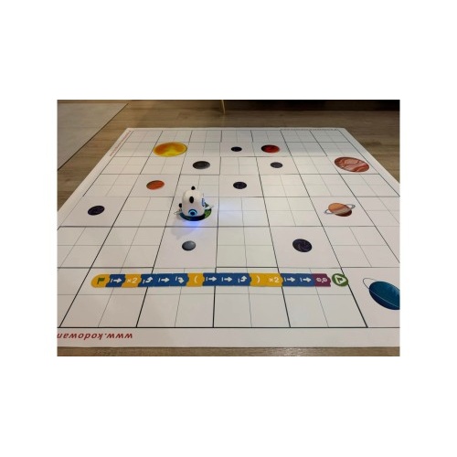 Dwustronna mata do kodowania i robotów podłogowych 150x150 Kodowanie na dywanie