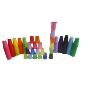 Kolorowe kubeczki w 10 kolorach 100 szt.