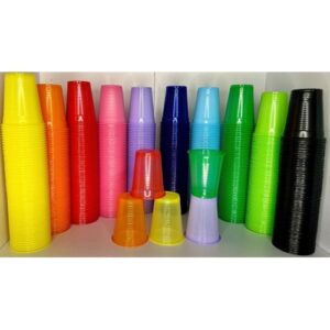 Kolorowe kubeczki w 10 kolorach 500 szt.