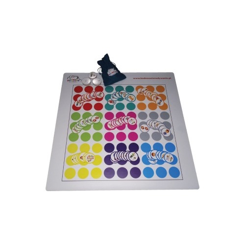 Krążki Kodowanie na dywanie OBRAZKOWE SUDOKU