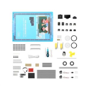 Mikrokontroler CyberPi z czujnikami i akcesoriami