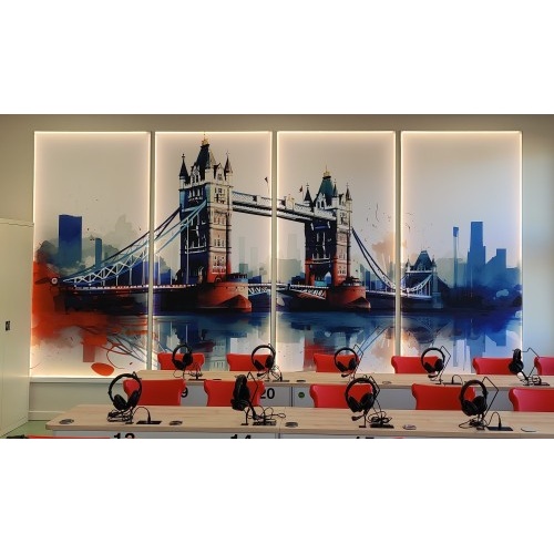 Panele LED z personalizowanym nadrukiem