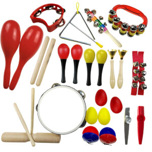 Duży Zestaw Instrumentów Perkusyjnych z Torbą