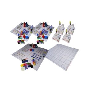 Zestaw XXL do kodowania, gier i robotów podłogowych z matami i krążkami Kodowanie na dywanie