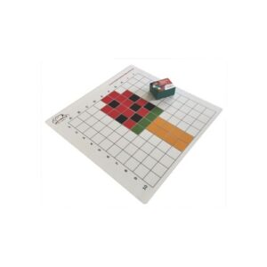 Zestaw kolorowe piksele z matą 100x100 Kodowanie na dywanie