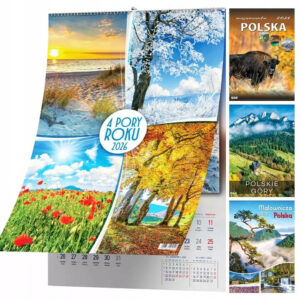 Kalendarz 2026 wieloplanszowy 4 pory roku