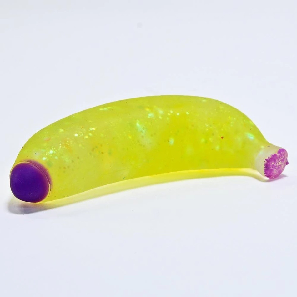 Brokatowy gniotek banan