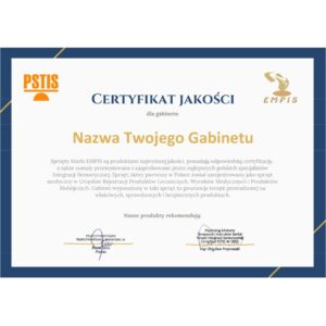 Certyfikat Jakości Sprzętu SI