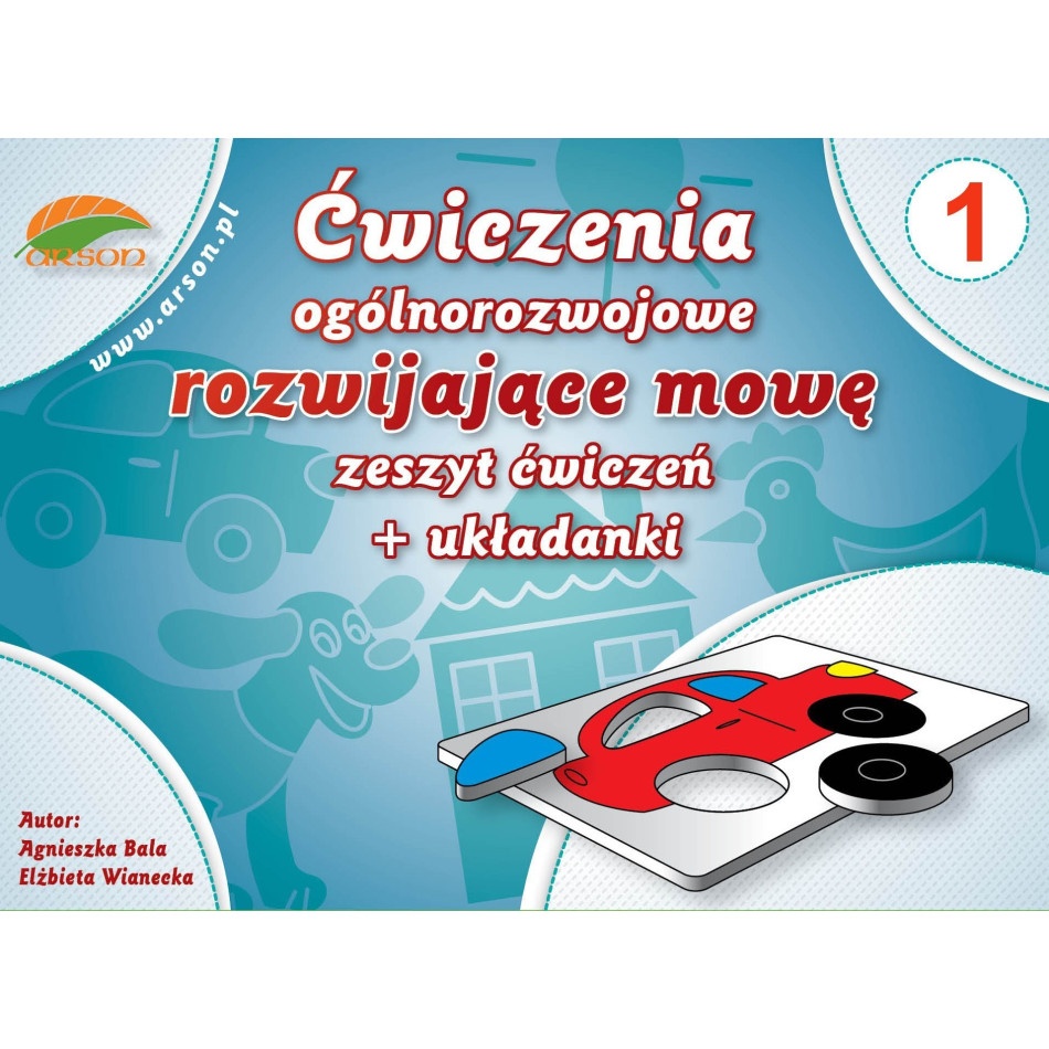 Ćwiczenia ogólnorozwoje rozwijające mowę - Zeszyt 1 + układanki