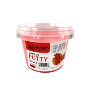 Czerwona masa do rehabilitacji dłoni 500g (średnia)