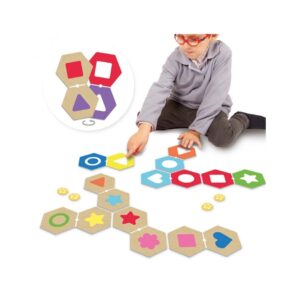 Domino - nauka kolorów i kształtów