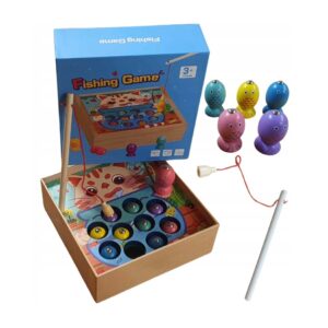 Drewniana gra łowienie rybek KOTEK