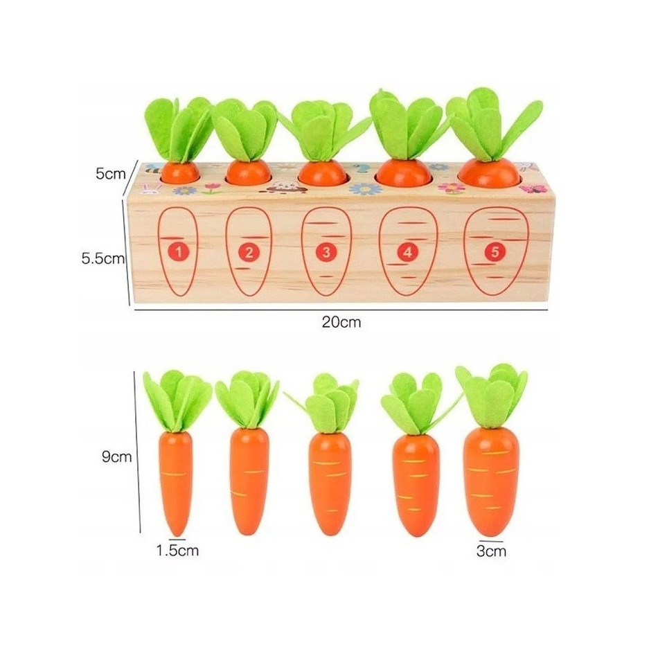 Drewniana gra- marchewki - obrazek 2