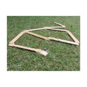 Drewniana, sensoryczna ścieżka równoważna