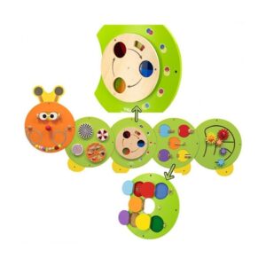 Drewniana Tablica Gąsienica Certyfikat FSC Montessori