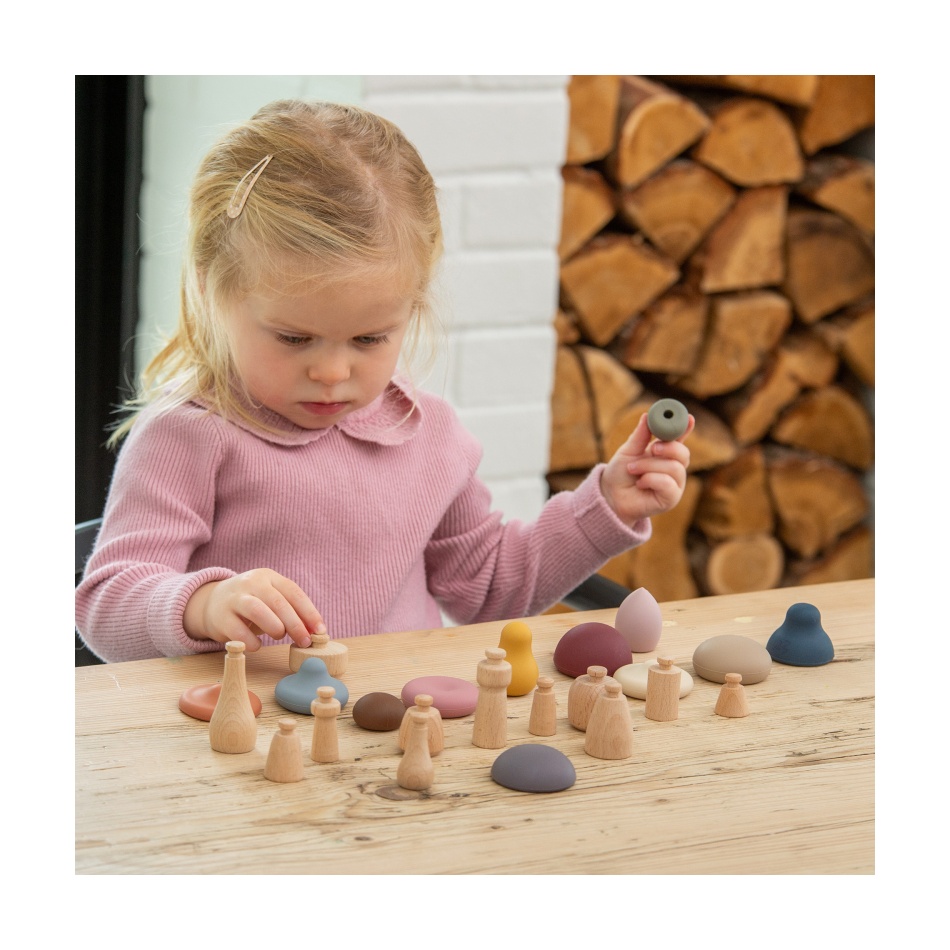 Drewniane grzybki leśne - zestaw 12 - obrazek 4