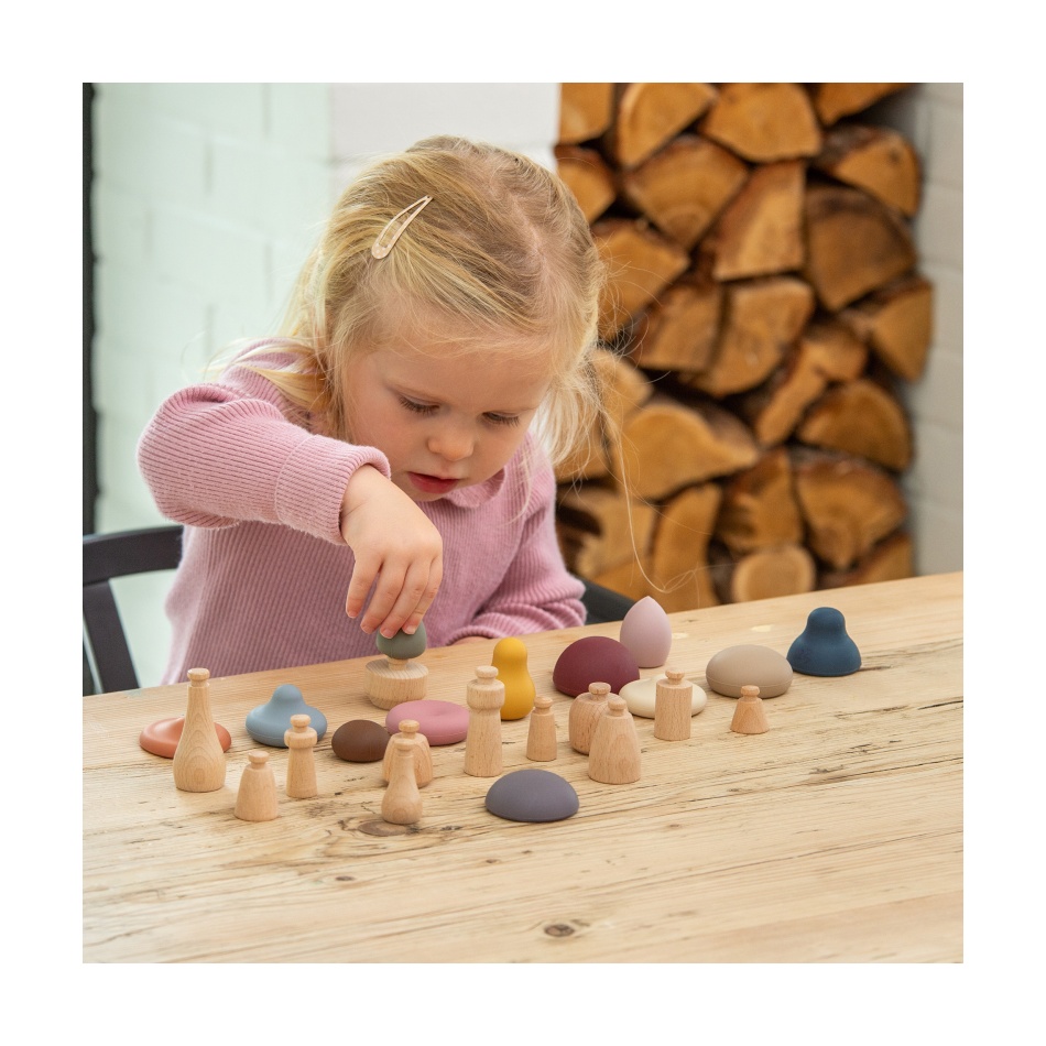 Drewniane grzybki leśne - zestaw 12 - obrazek 9