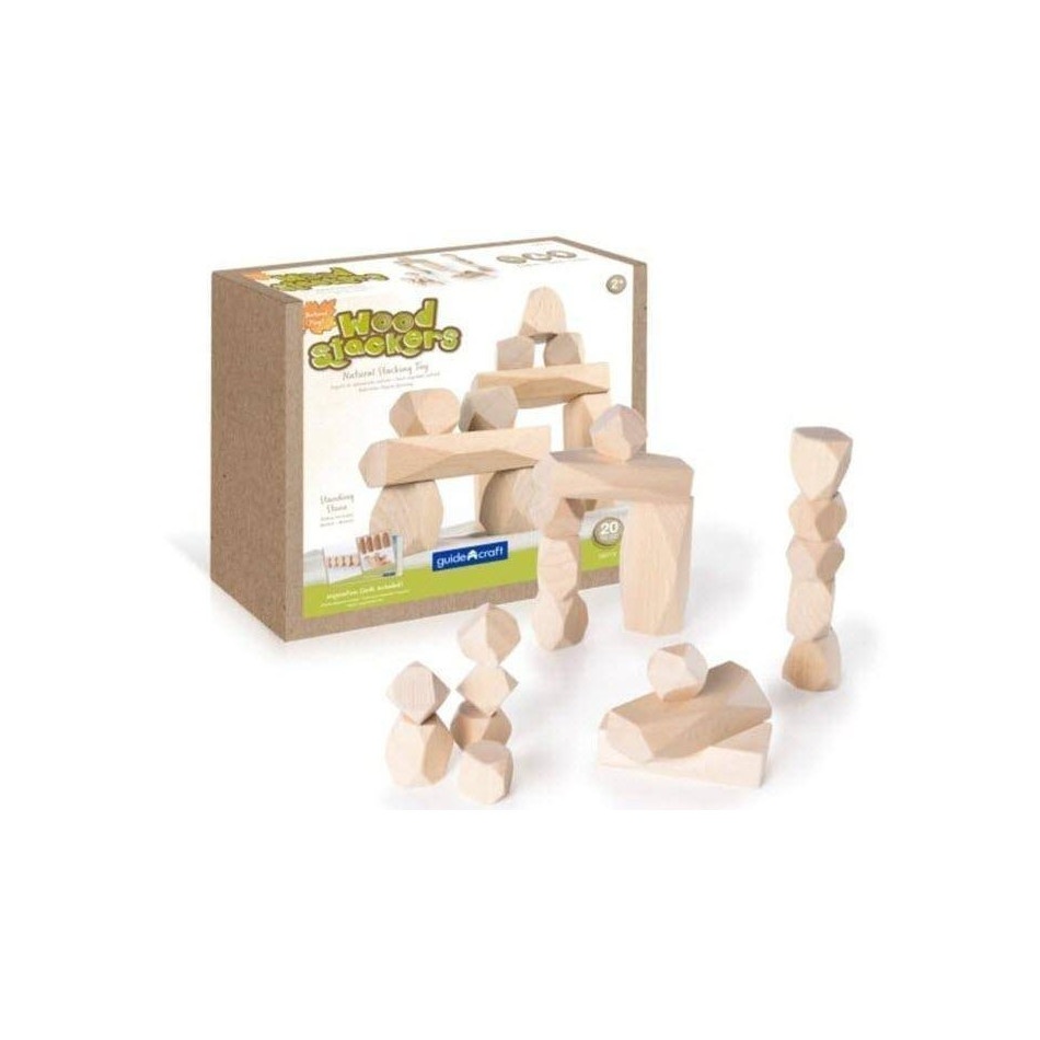 Drewniane klocki - kamienie