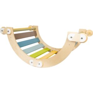 Drewniany kolorowy bujak