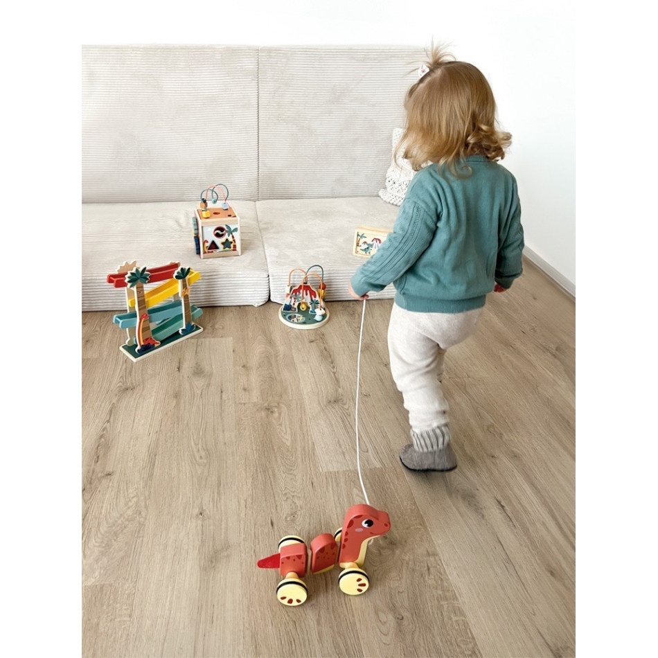 Drewniany labirynt motoryczny z dinozaurami - obrazek 3