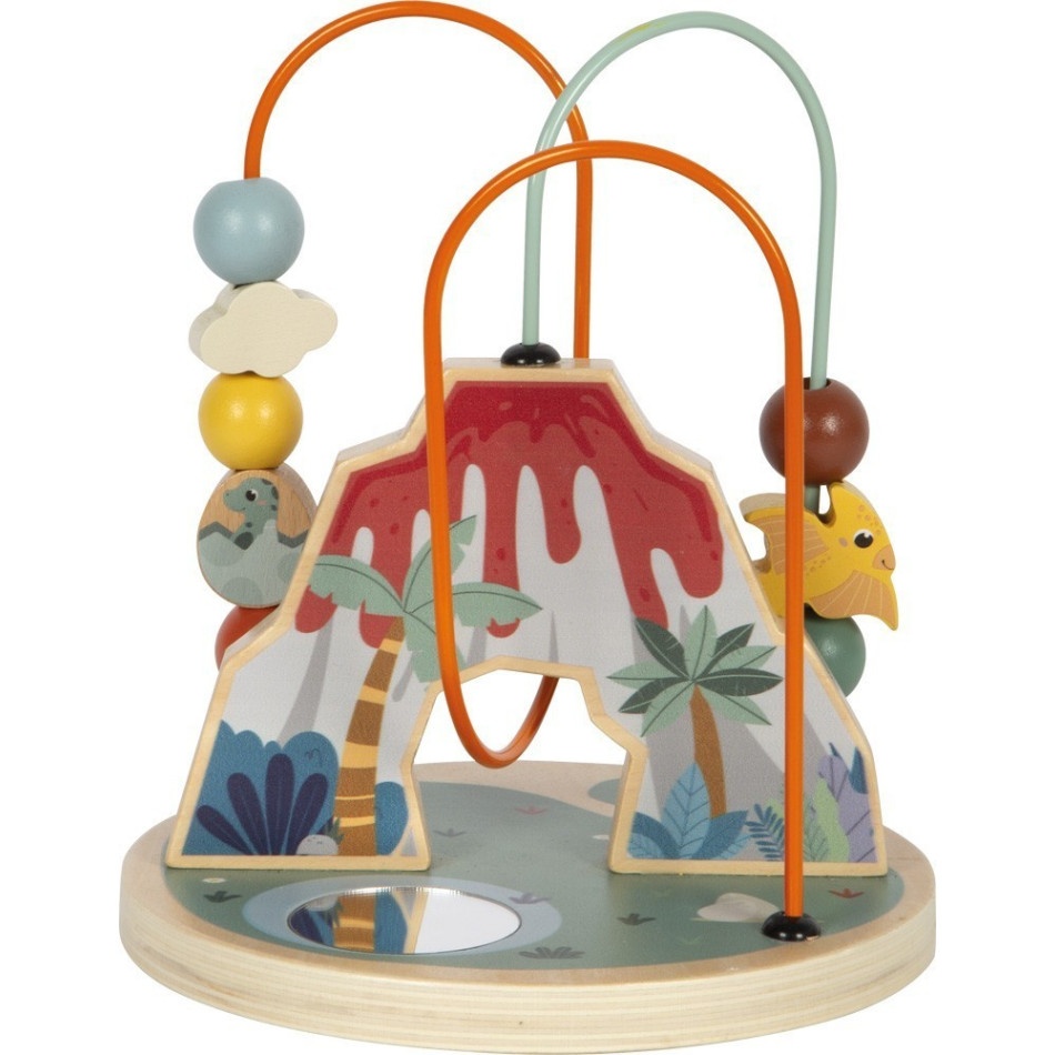 Drewniany labirynt motoryczny z dinozaurami - obrazek 2