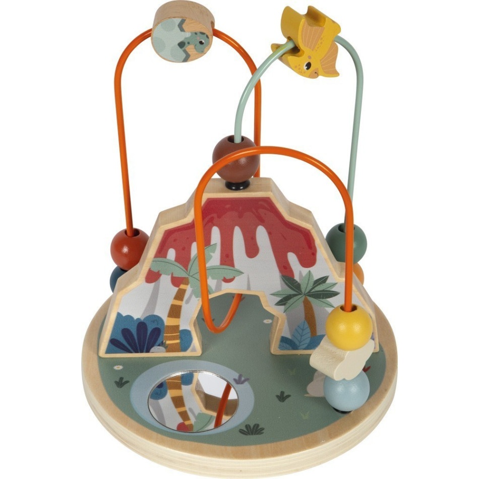 Drewniany labirynt motoryczny z dinozaurami - obrazek 4