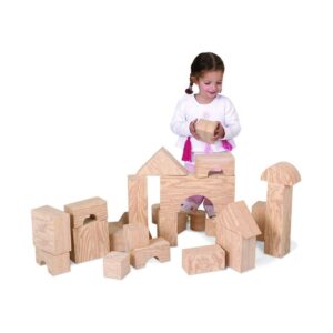 Duże, miękkie klocki drewnopodobne