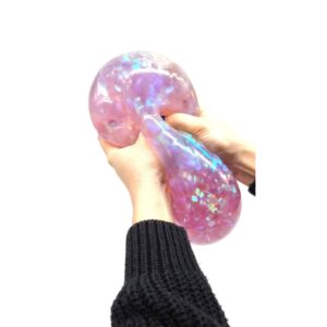 Duży gniotek piłka z tasiemkami