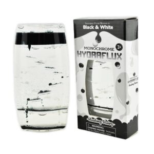 Dwukolorowa klepsydra biało-czarna