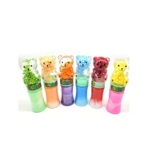 Dwukolorowa mleczna plazma z kuleczkami