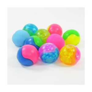 Dwukolorowa piłka gniotek 7cm