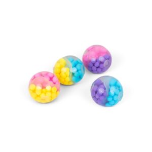 Dwukolorowa piłka z kuleczkami