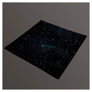 Sensoryczny dywan światłowodowy 140cm x 140cm