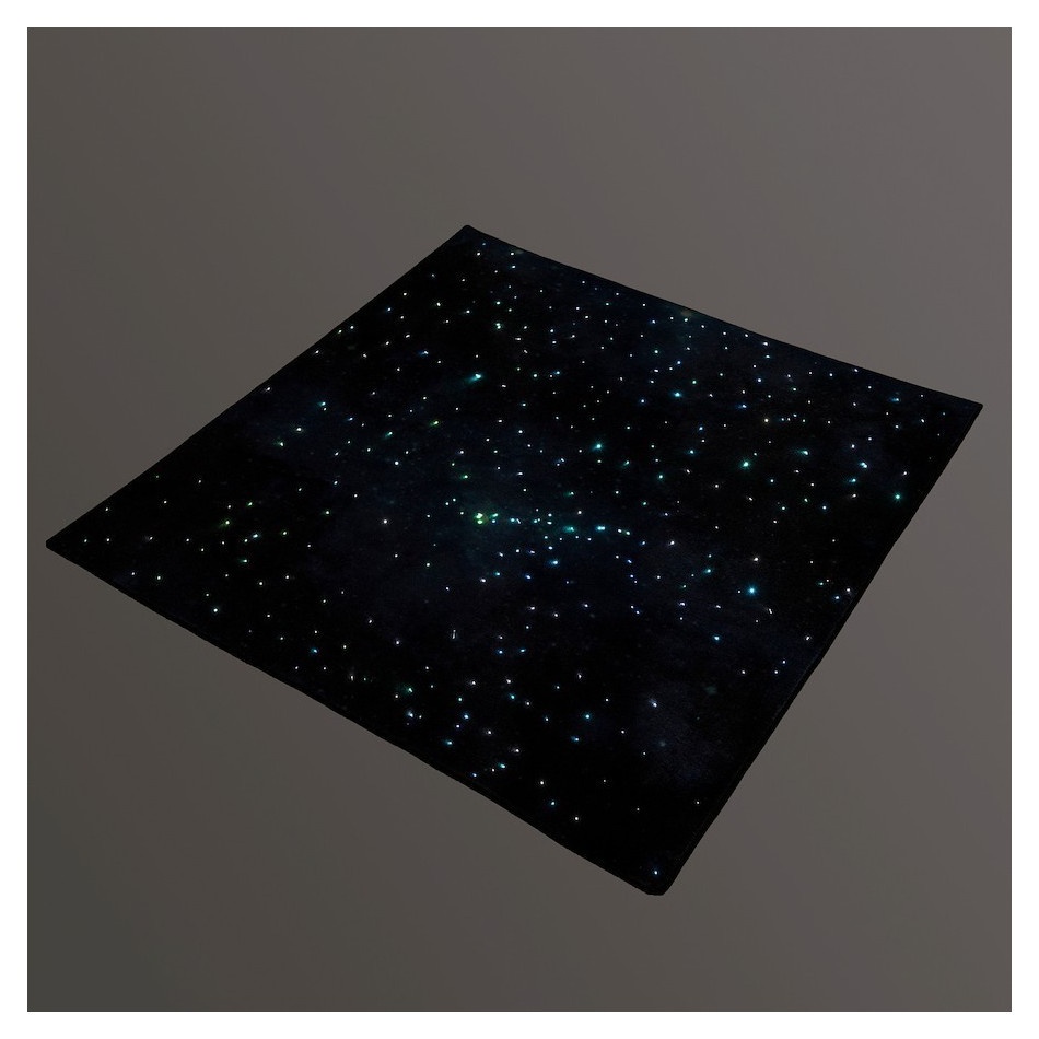 Sensoryczny dywan światłowodowy 140cm x 140cm