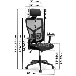 Fotel obrotowy czarny - wersja limitowana