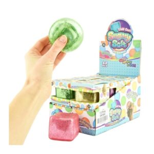 Gniotek brokatowa kostka lodu