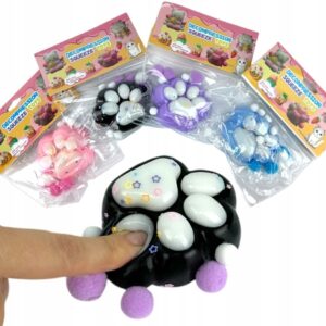 Gniotek kolorowa kocia łapka