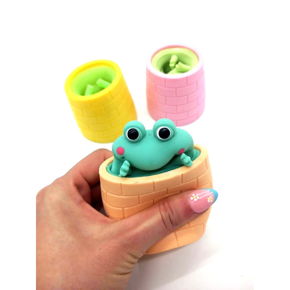 Gniotek wyskakująca żabka