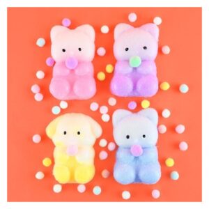 Gniotek miś z kuleczkami