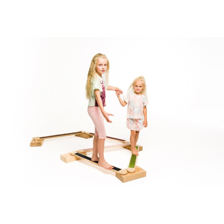 Kładka sensoryczna różne materiały - obrazek 4