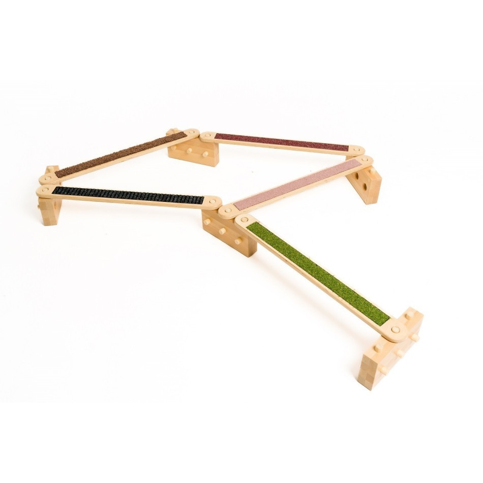 Kładka sensoryczna różne materiały - obrazek 5