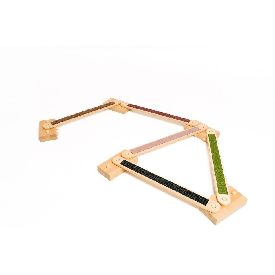 Kładka sensoryczna różne materiały - obrazek 2