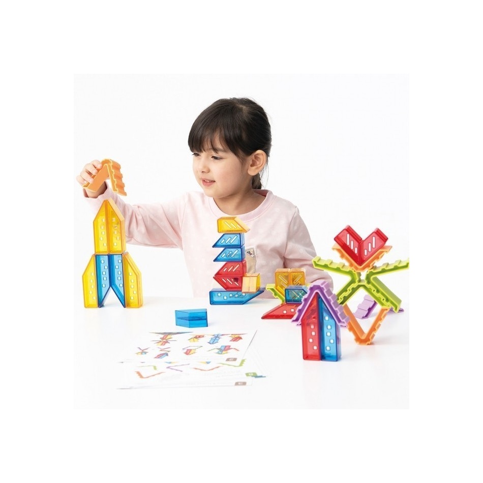 Klocki kryształowe- domki