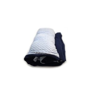 Kołdra obciążeniowa premium z poszewką dla dorosłych granatowo-niebieska