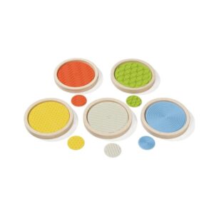 Kolorowe dyski sensoryczne