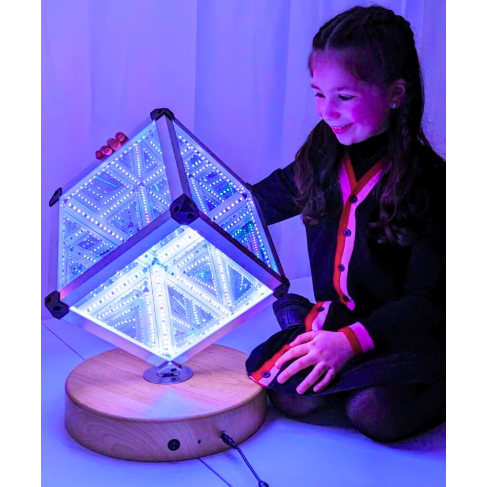 Kostka nieskończoności LED 25 cm