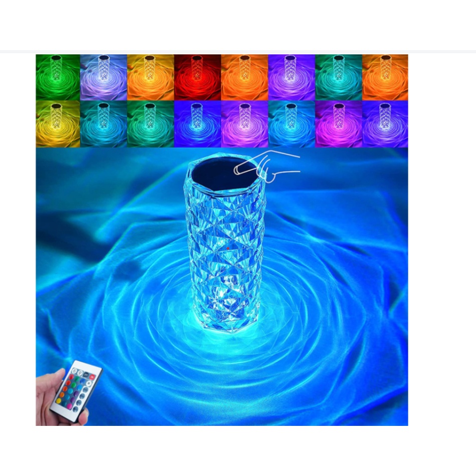 Kryształowa/diamentowa lampka - obrazek 2