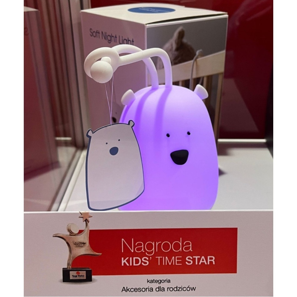 Lampka nocna miś do zawieszenia - obrazek 3